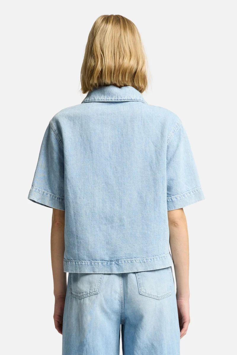Indigo Linen Polo in Kansas