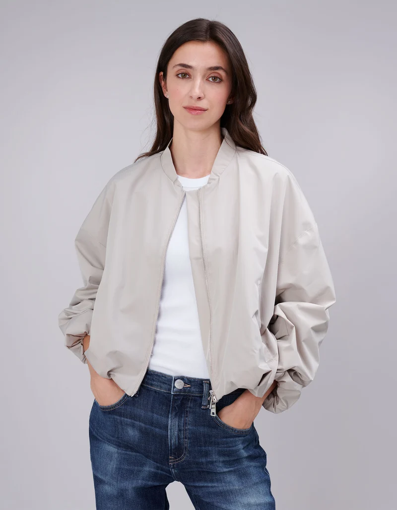 Oversize Cropped Bomberjacke