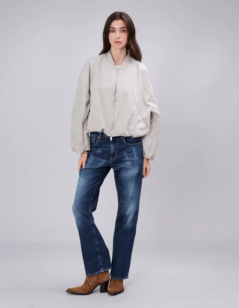 Oversize Cropped Bomberjacke