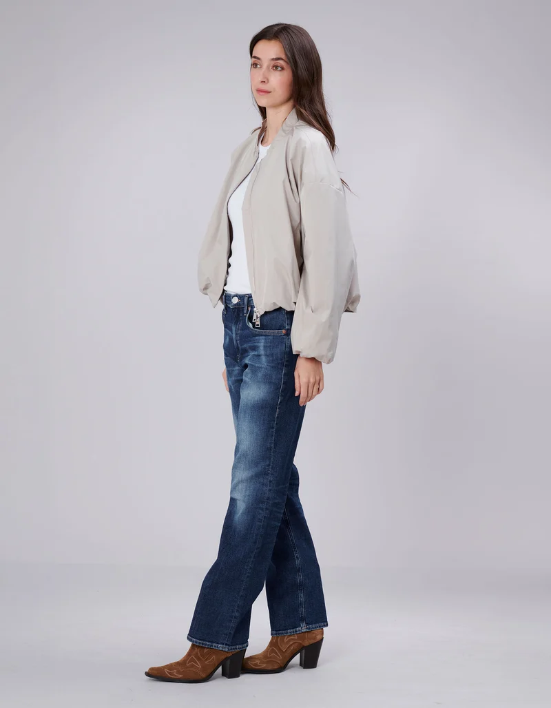 Oversize Cropped Bomberjacke