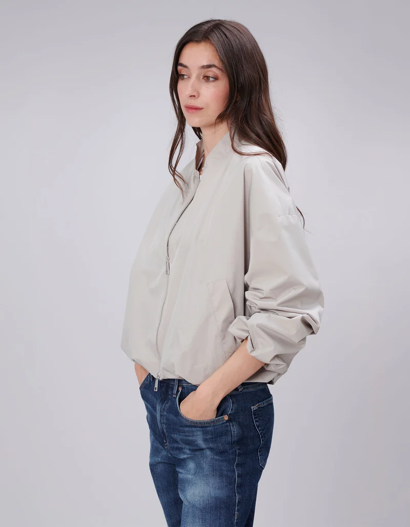 Oversize Cropped Bomberjacke