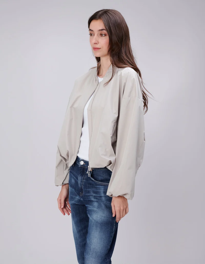 Oversize Cropped Bomberjacke