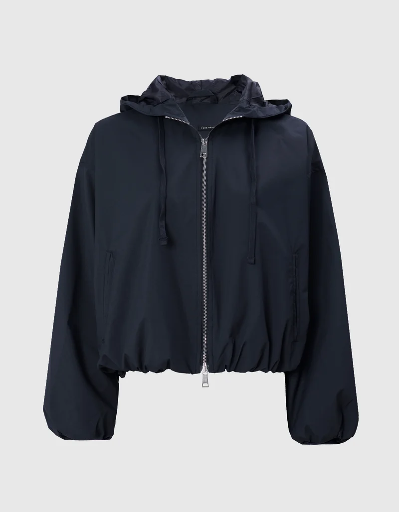 Oversize Cropped Jacke Balloon Hooded