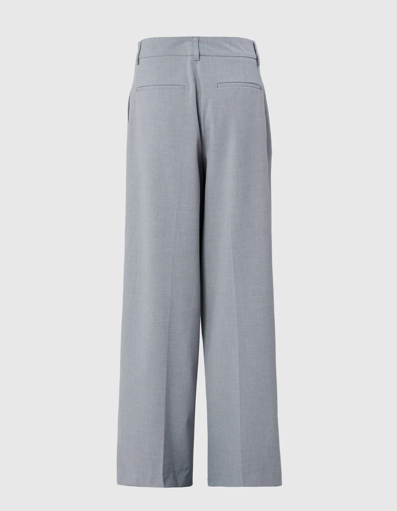 Wide-Leg Bundfaltenhose Josie