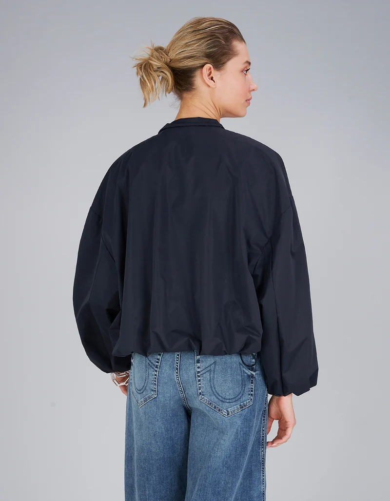 Oversize Cropped Bomberjacke
