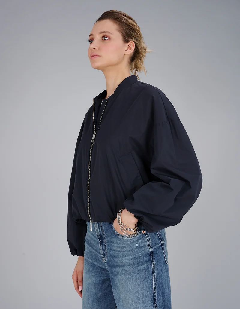 Oversize Cropped Bomberjacke