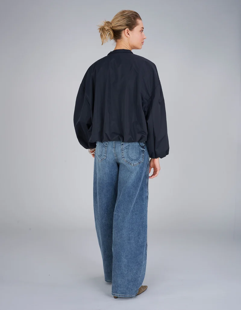 Oversize Cropped Bomberjacke