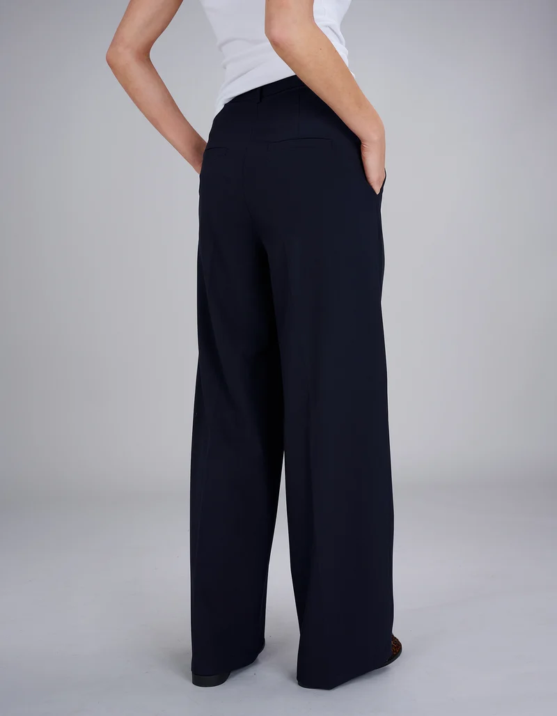Wide-Leg Bundfaltenhose Josie