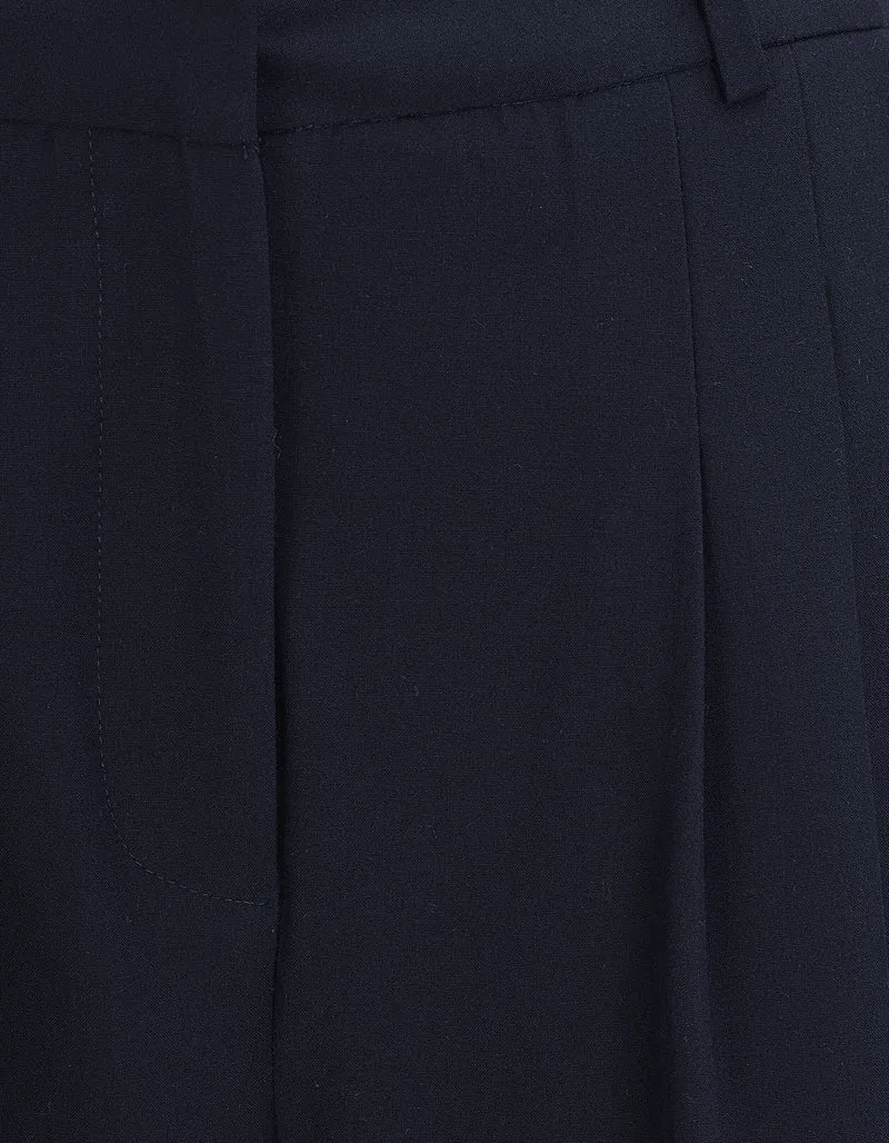 Wide-Leg Bundfaltenhose Josie