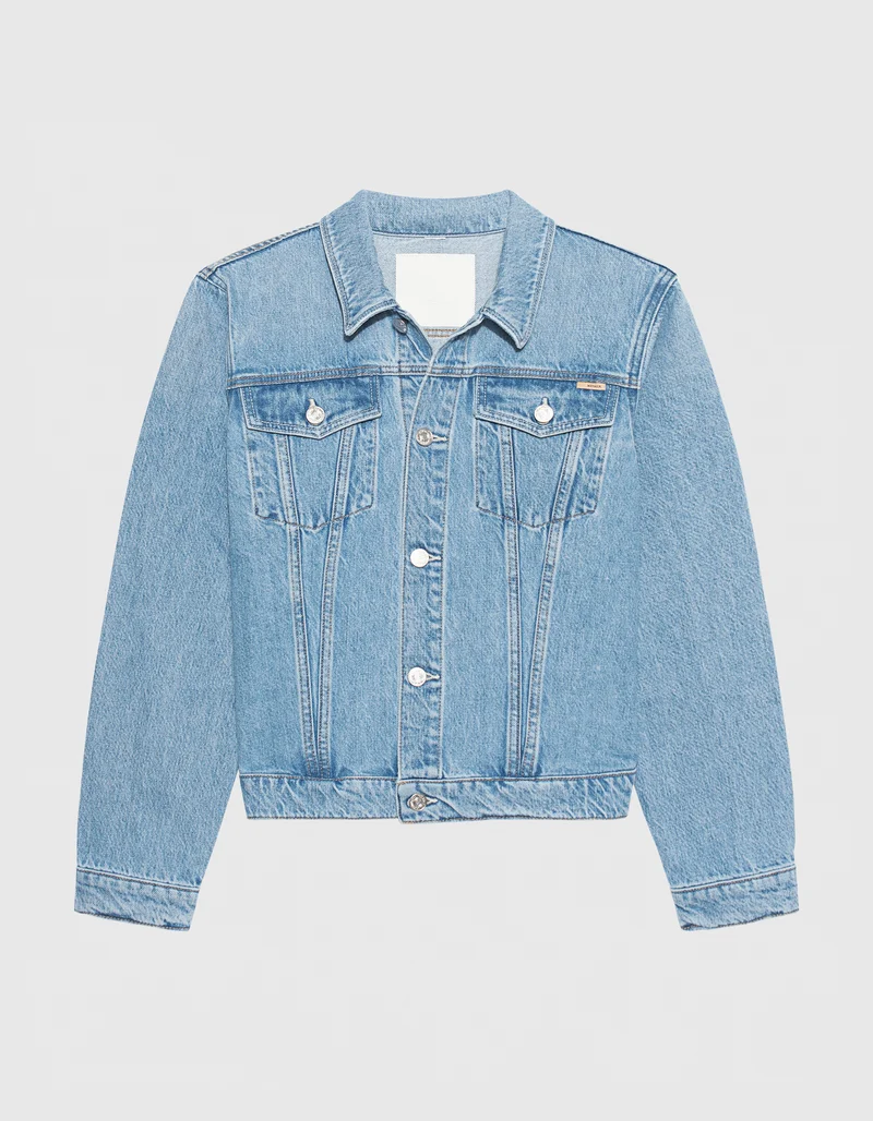 Jeansjacke The Bruiser mit Häkeldetails im Rückteil