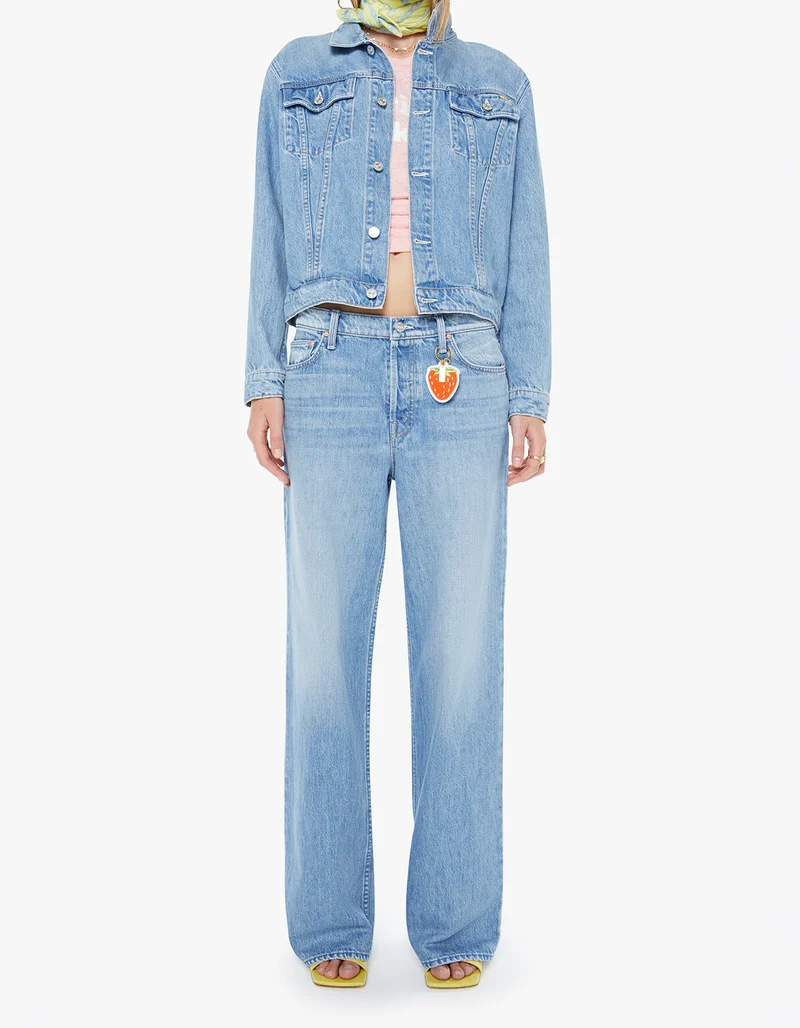 Jeansjacke The Bruiser mit Häkeldetails im Rückteil