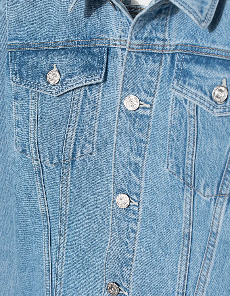 Jeansjacke The Bruiser mit Häkeldetails im Rückteil