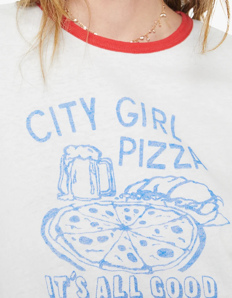 Bedrucktes T-Shirt The Lil Goodie Ringer