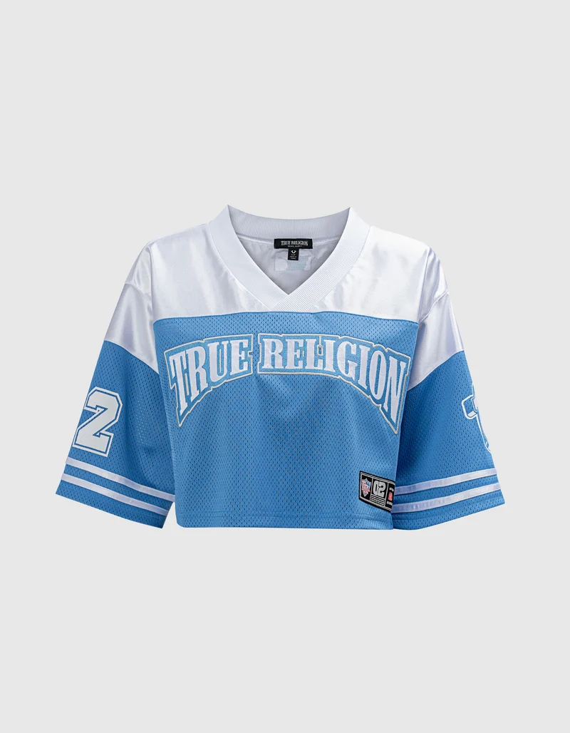 Cropped-Shirt Crystal Jersey
