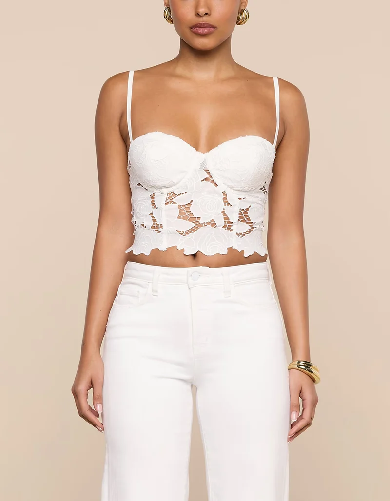 Baumwollspitzen-Bralette Sonya