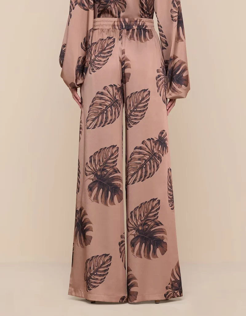 Bedruckte Wide-Leg Hose Lillian