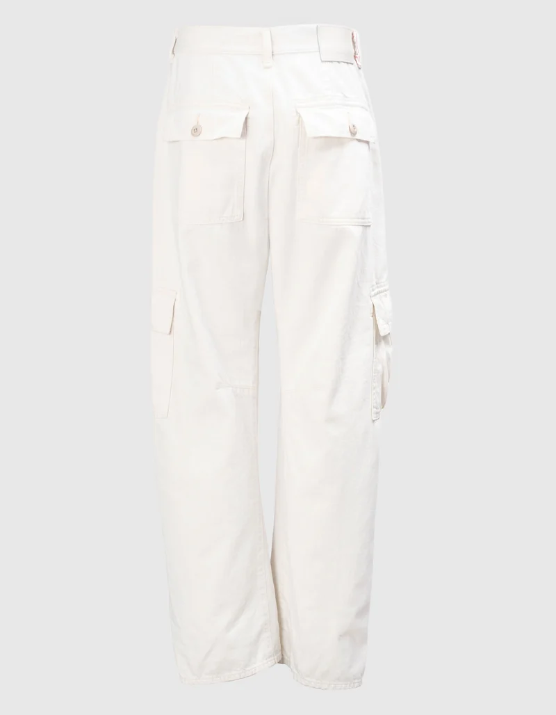 High-Rise Cargo-Jeans Barrel