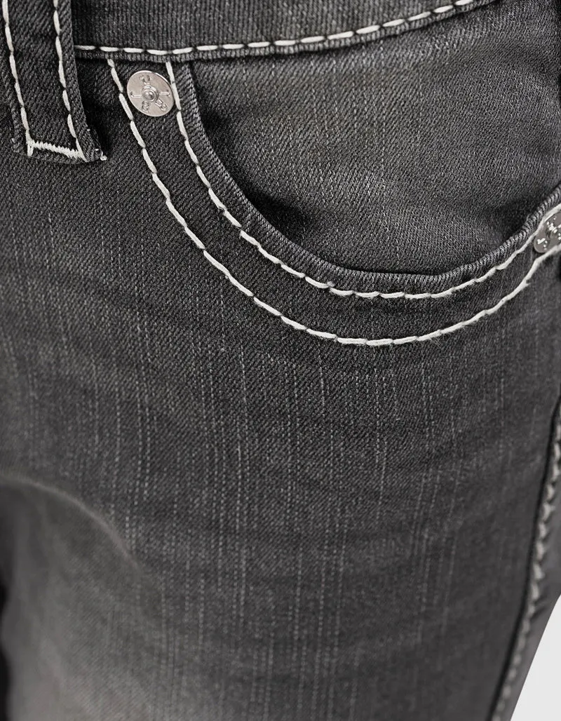 Flared-Leg Jeans Twisted mit Ziernähten
