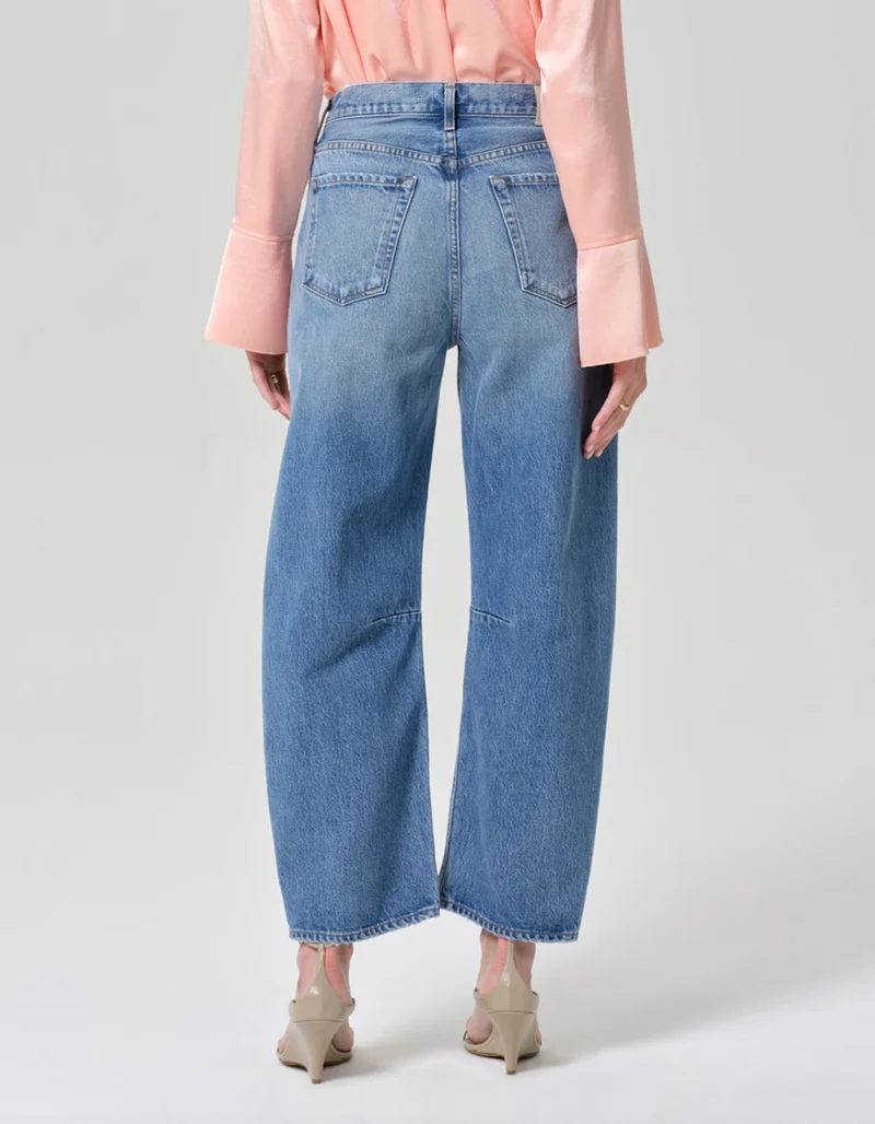 Relaxed High-Waist Barrel-Leg Jeans Miro