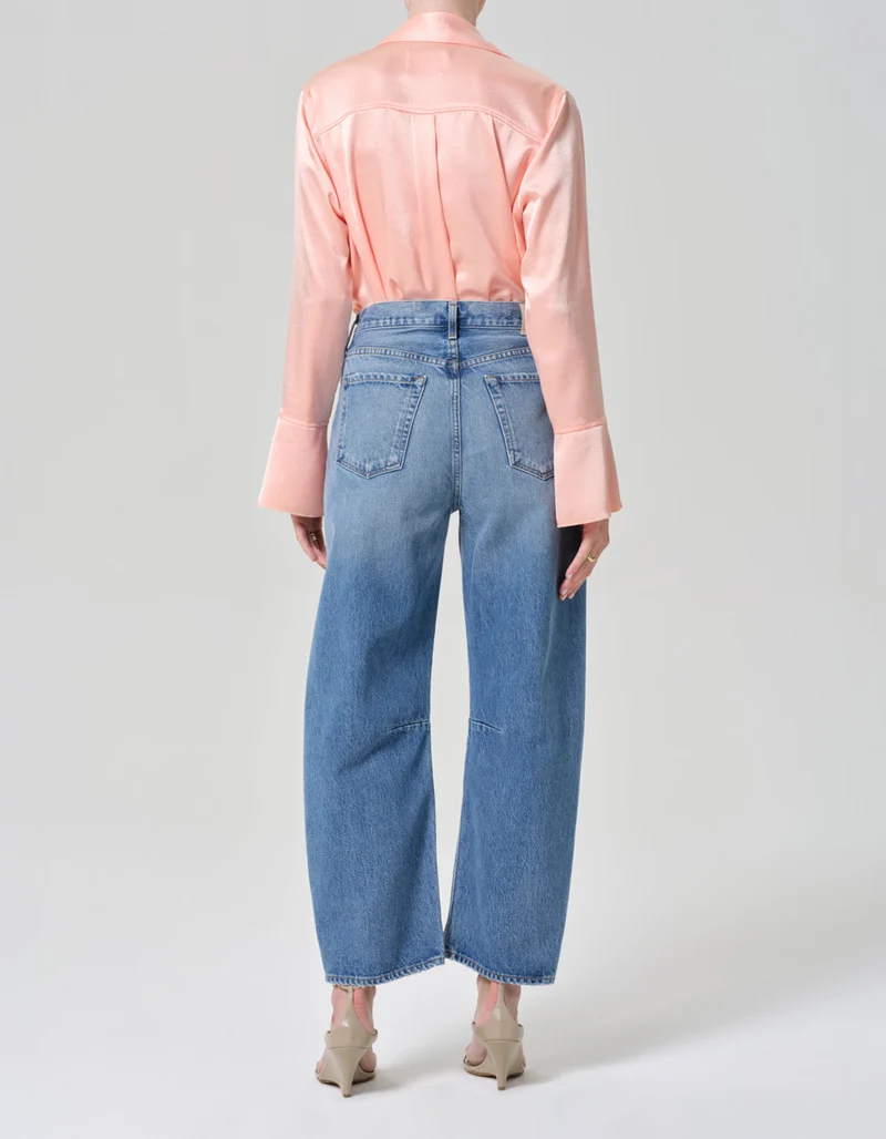 Relaxed High-Waist Barrel-Leg Jeans Miro