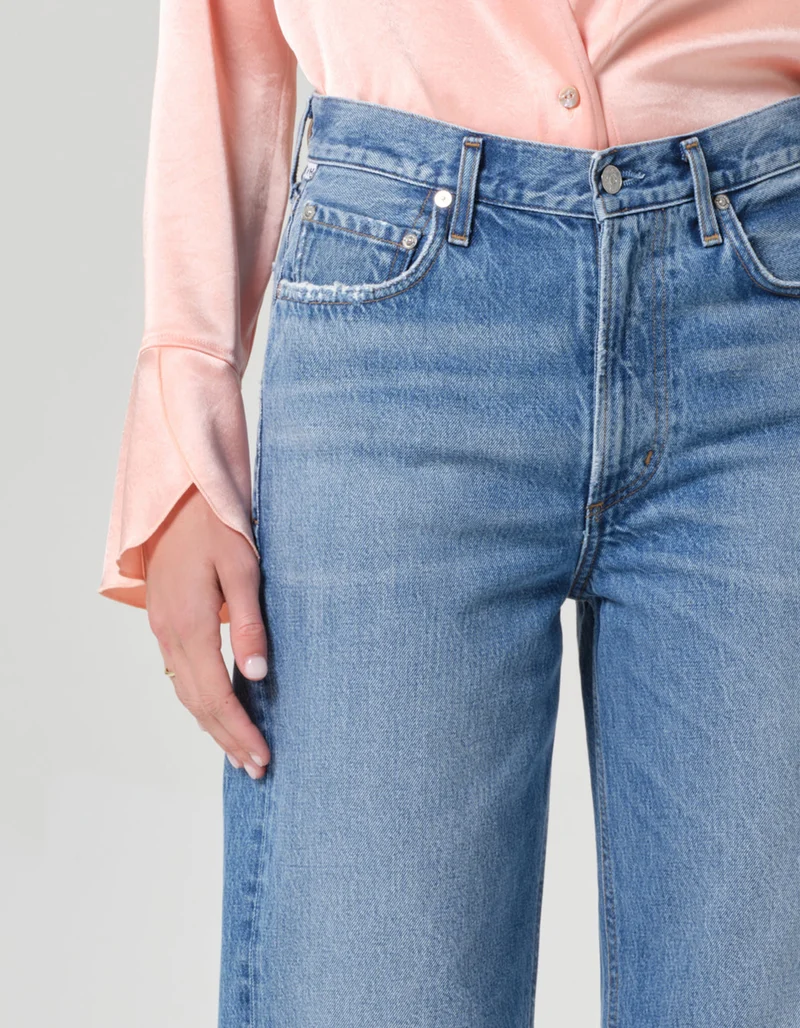 Relaxed High-Waist Barrel-Leg Jeans Miro