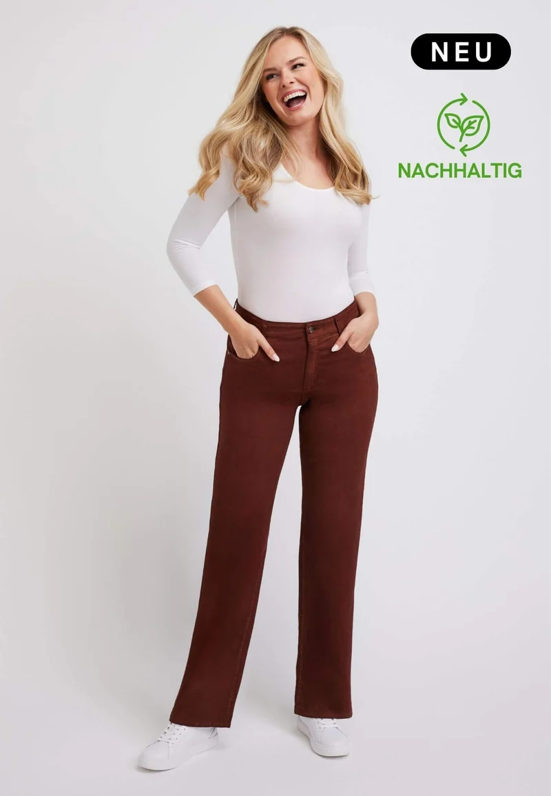 wonderjeans Relaxed Straight Hazelnut