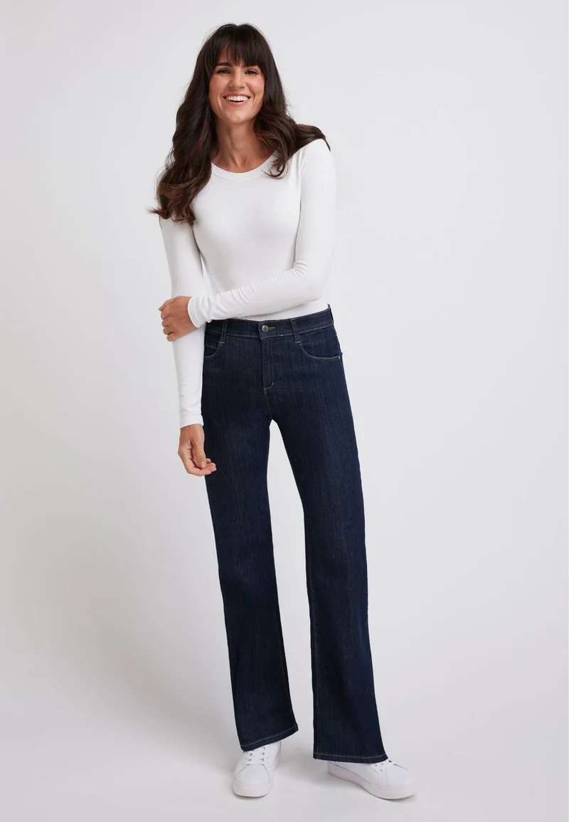wonderjeans Relaxed Wide Blue Rinse