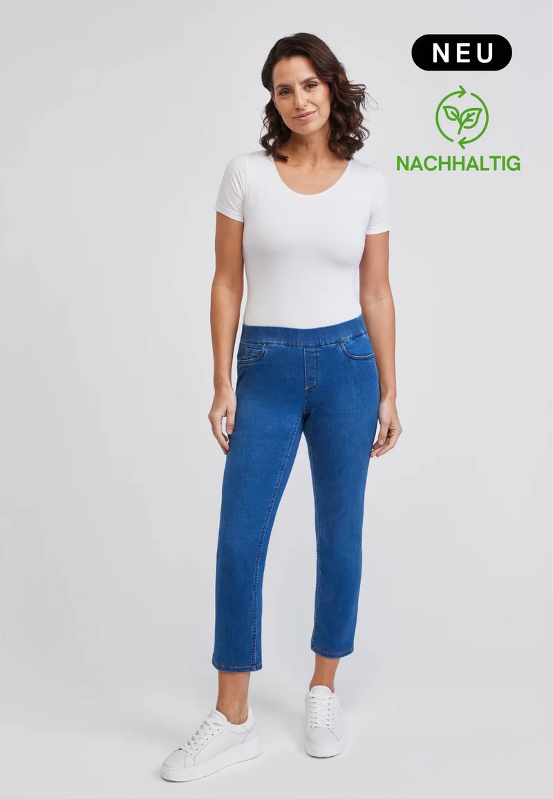 wonderjeans Ankle Pull On Super Stone Blue