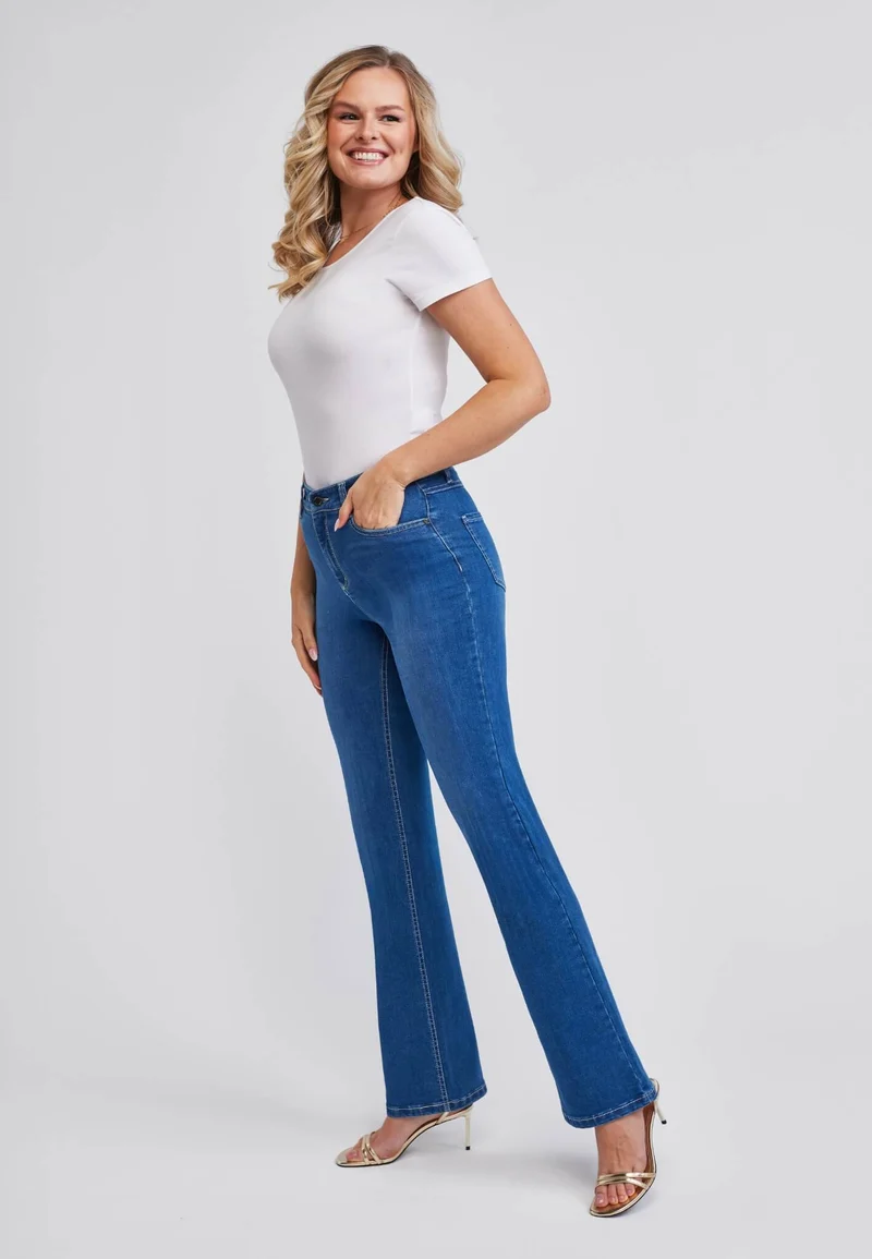 wonderjeans High Waist Bootcut Authentic Brilliant Blue
