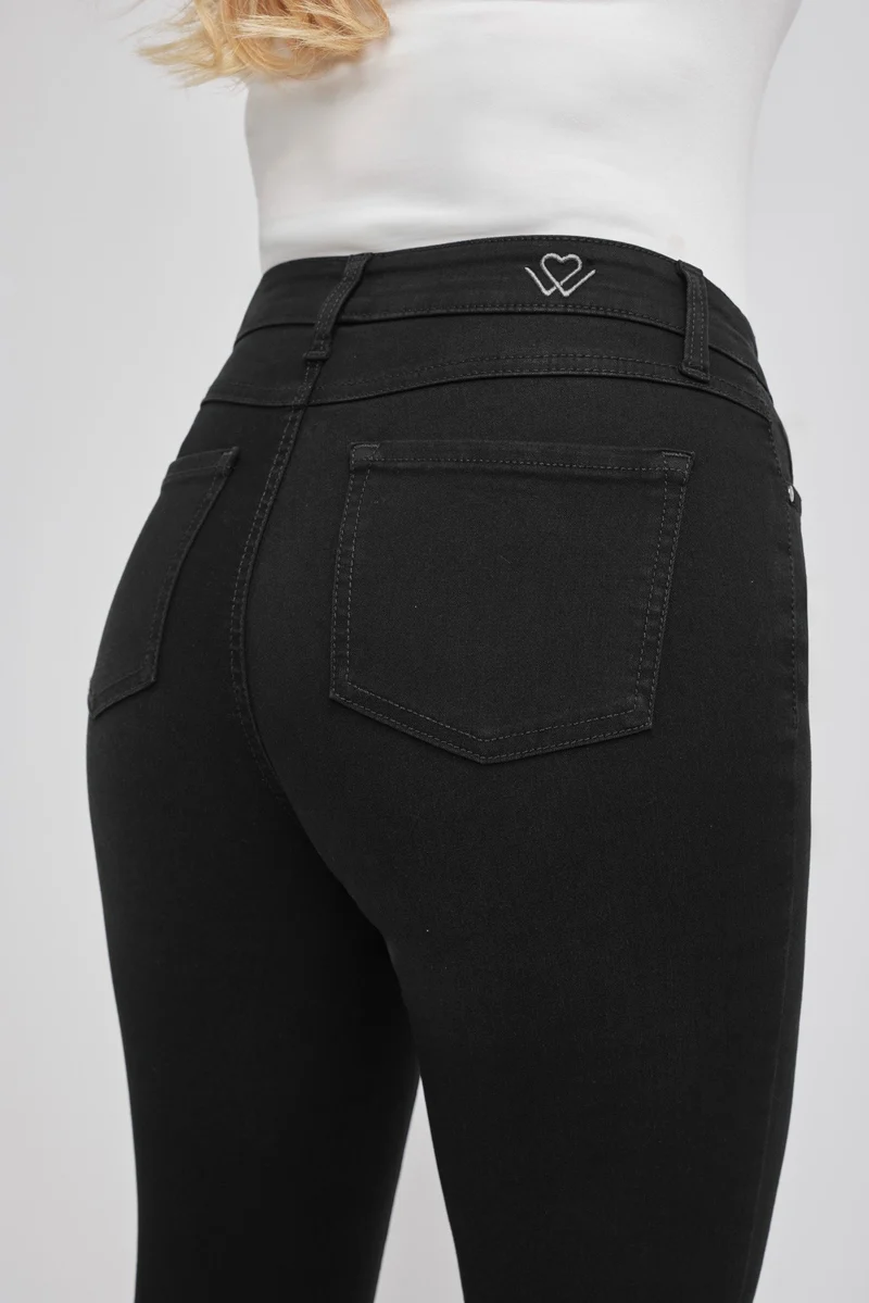wonderjeans Ankle Straight Black