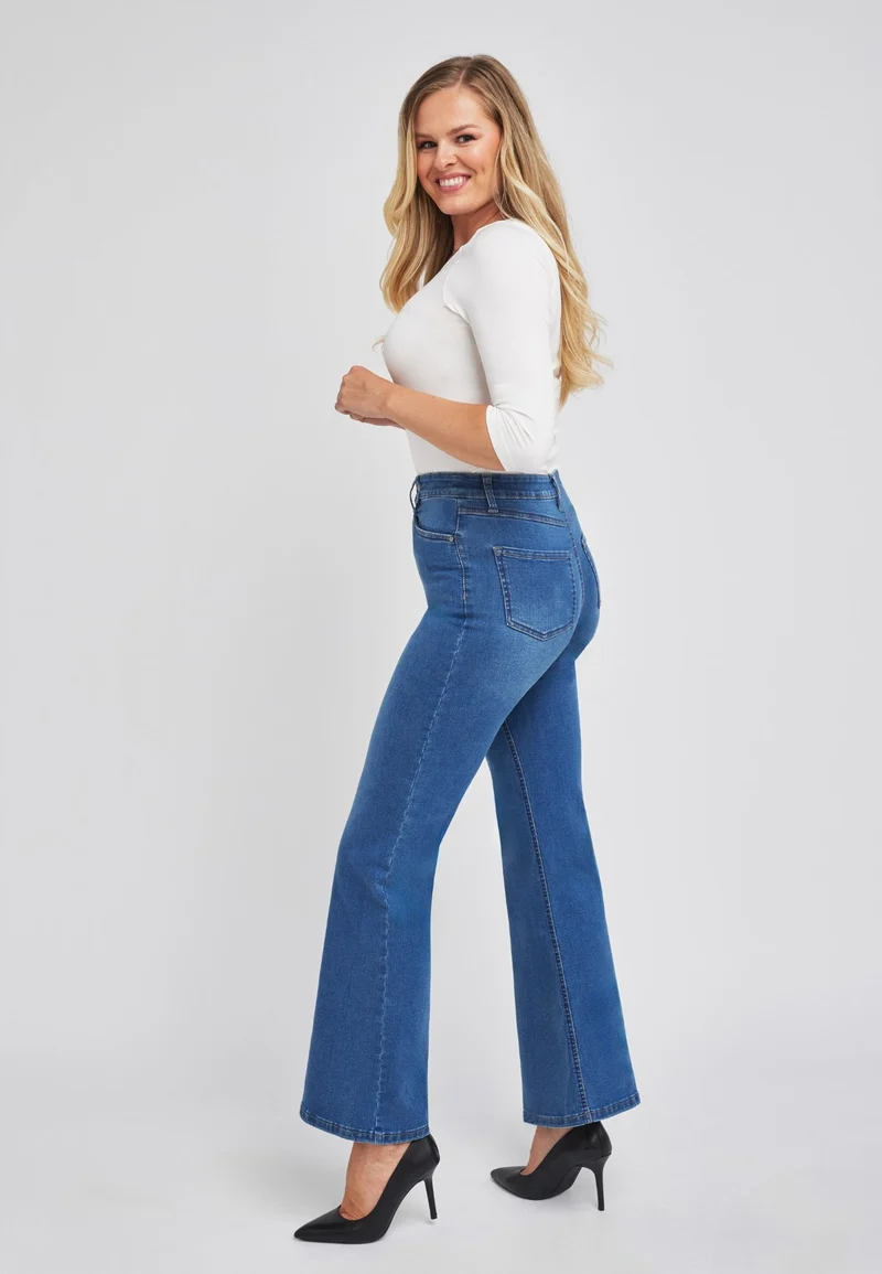 wonderjeans Flared Stone Blue Super Wash