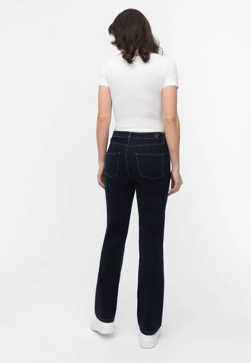 wonderjeans Relaxed Straight Blue Black