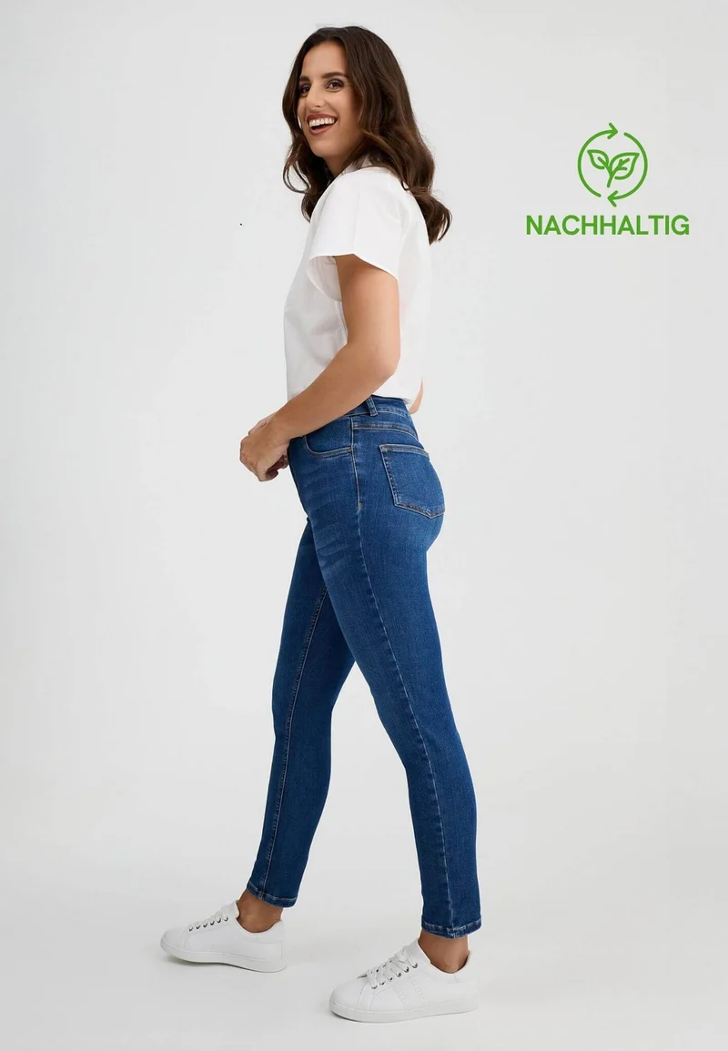 wonderjeans High Waist Stone Blue Super Wash