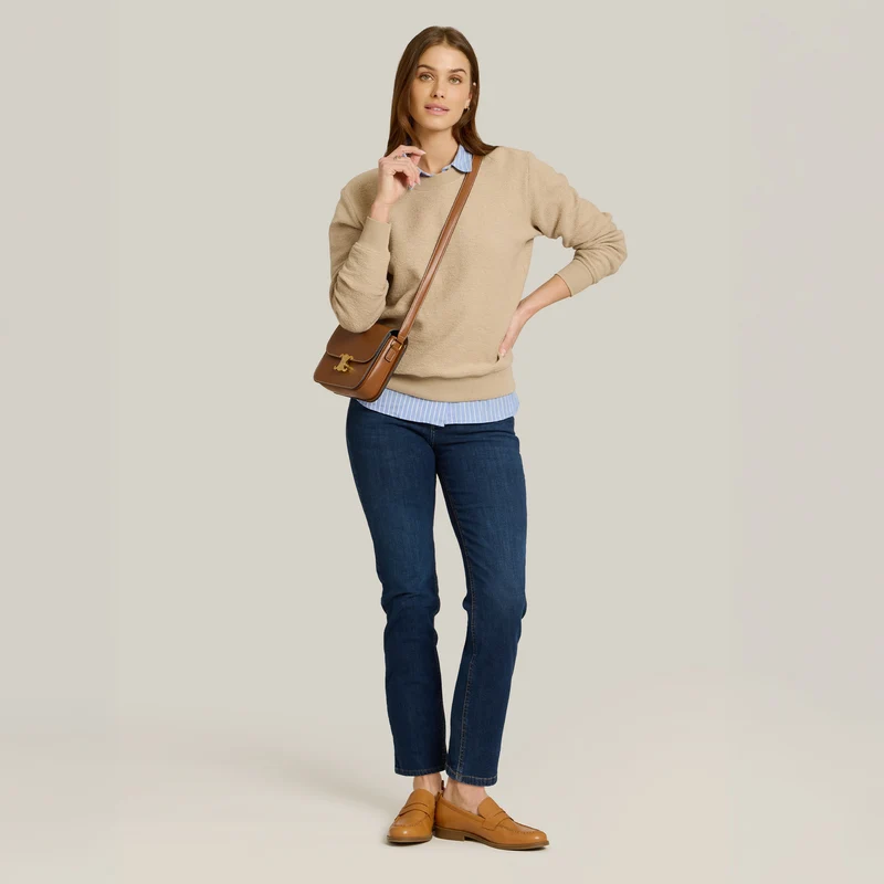 Logan Mid Rise Slim Straight Jeans