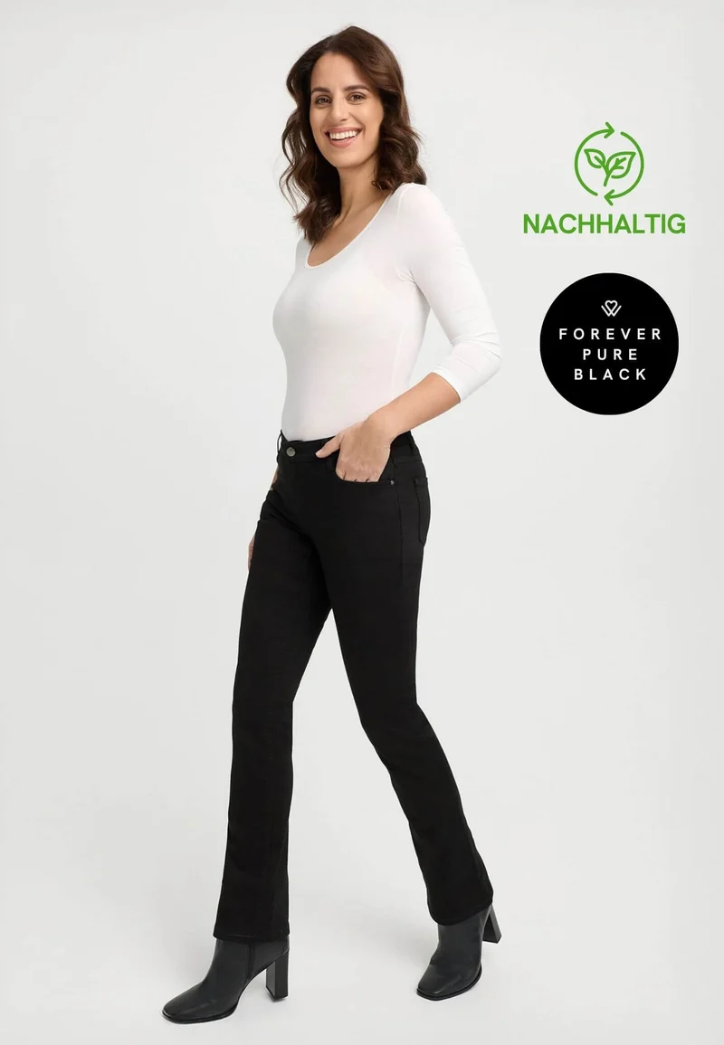 wonderjeans Bootcut Forever Pure Black