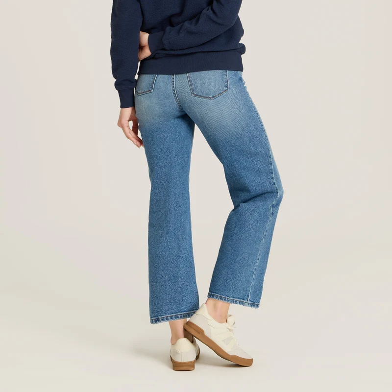 Cropped Straight Leg Gilmore Jeans