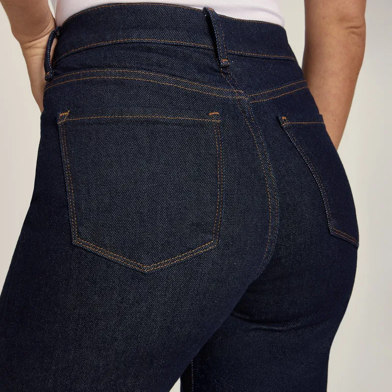 Gilmore High Rise Cropped Straight Leg Jeans
