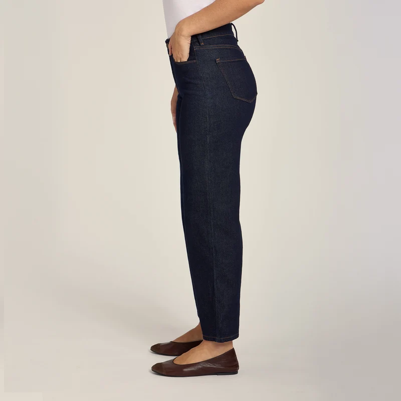 Gilmore High Rise Cropped Straight Leg Jeans