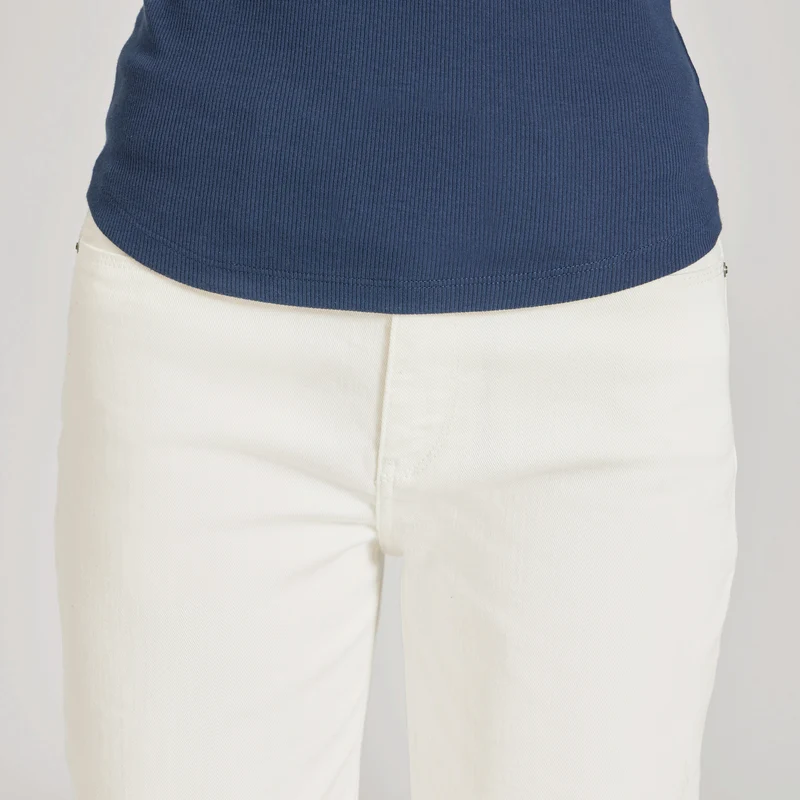 Mercer High Rise Cropped Straight Leg Jeans