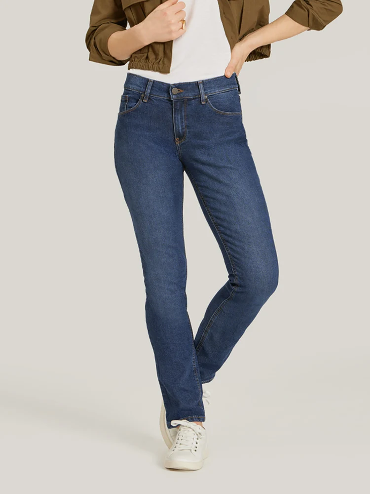 Slim Straight Ridge Jeans