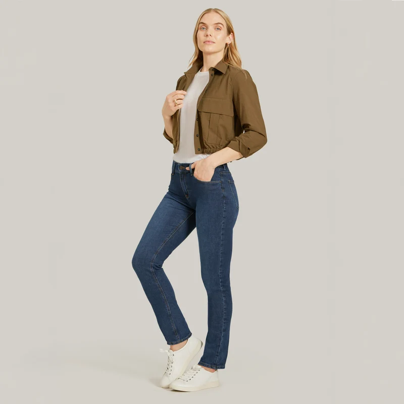 Slim Straight Ridge Jeans