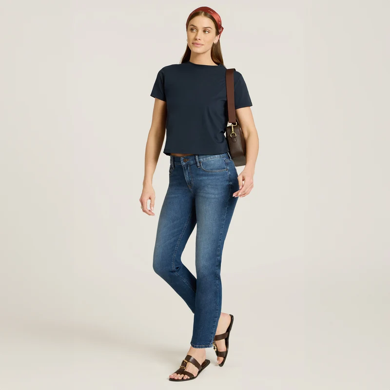 Slim Straight Ridge Jeans