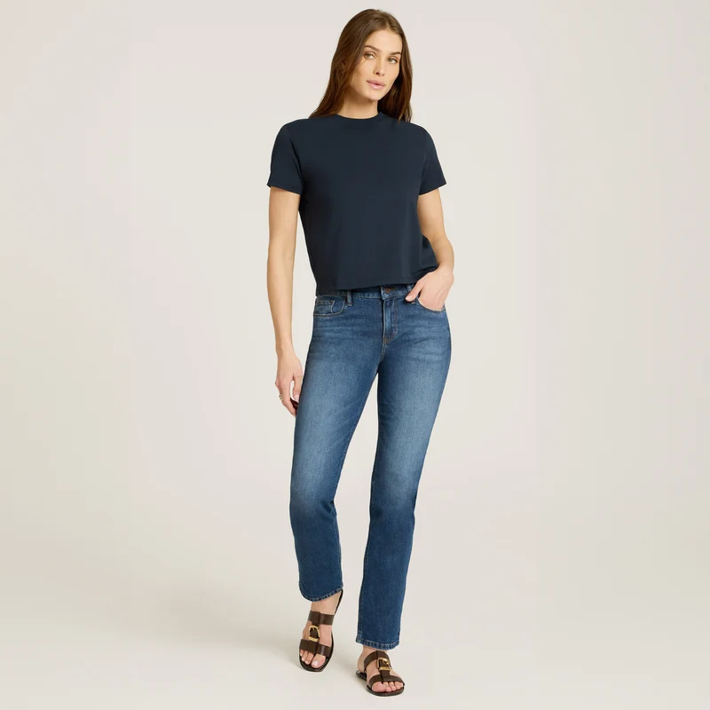 Slim Straight Ridge Jeans