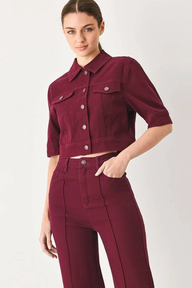 A washed twill jacket