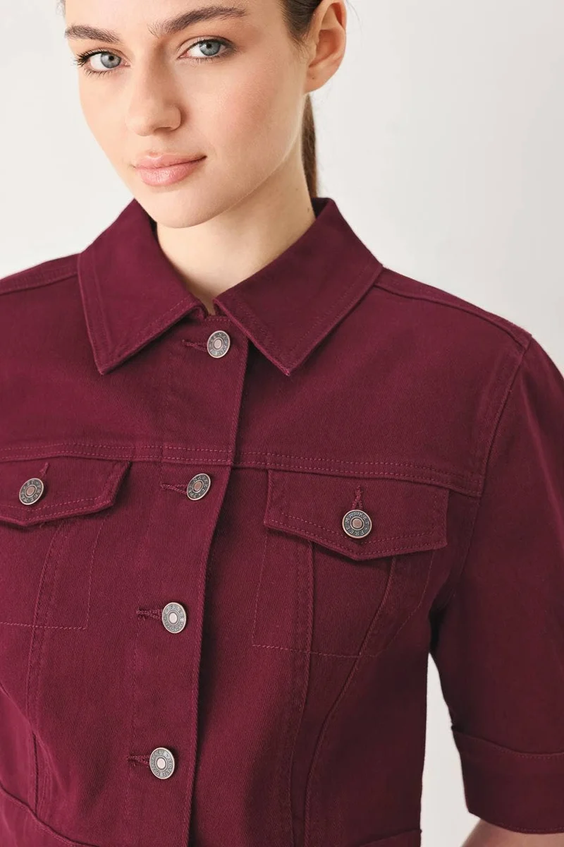 A washed twill jacket