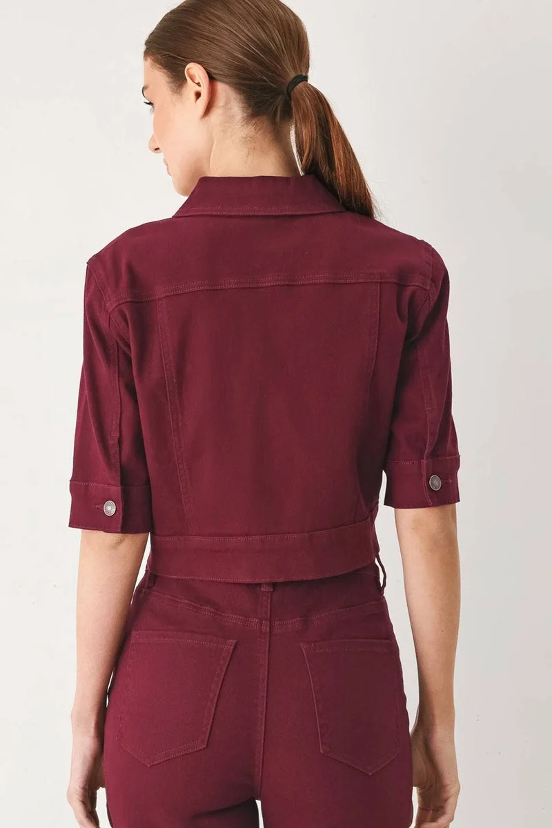 A washed twill jacket