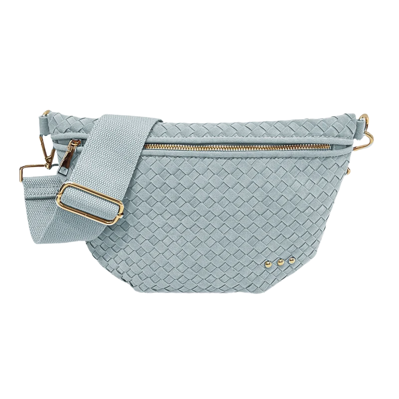 Suede Westlyn Woven Bum Bag: Suede Chocolate