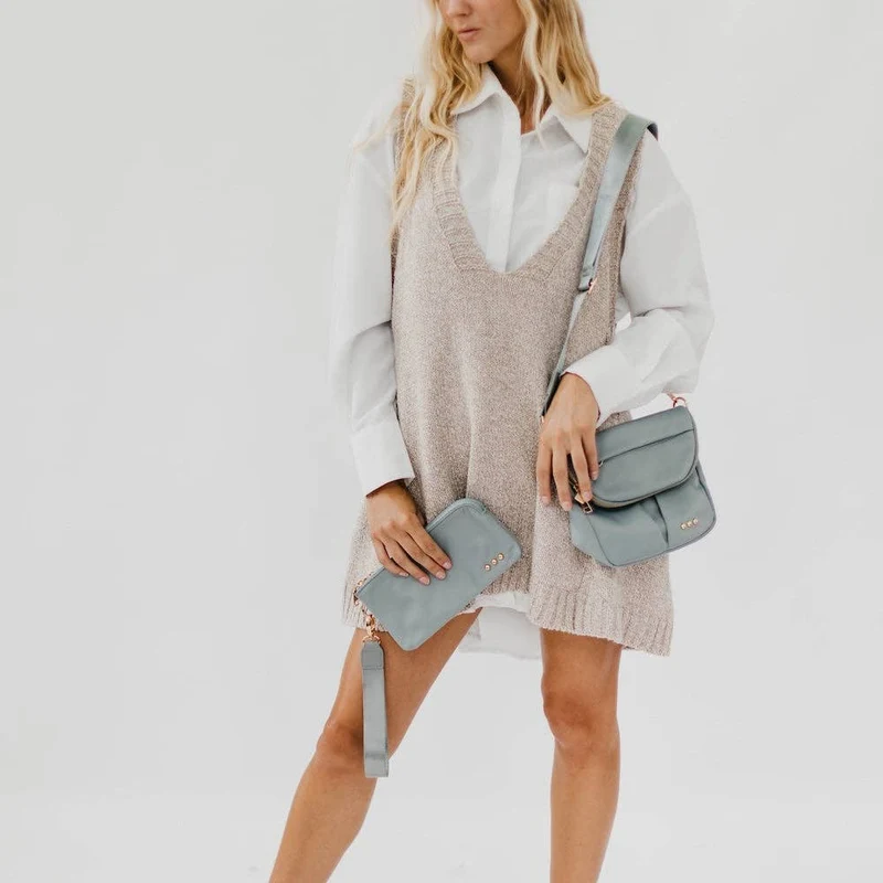 Tilly Crossbody Bag: Gray