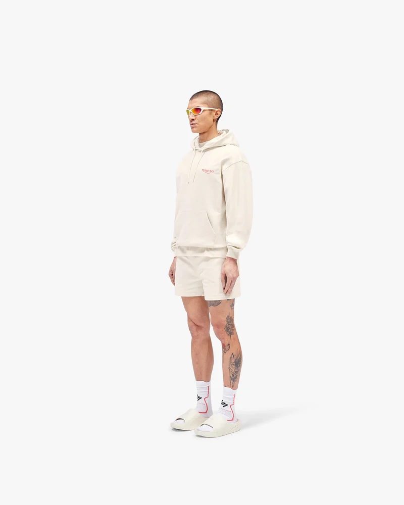 Team 247 Oversized Hoodie - Cream