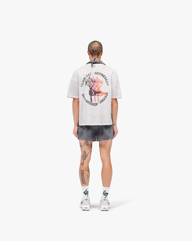 247 Torch Boxy T-Shirt - Bleach Wash